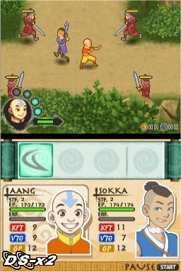 avatar the last airbender ds game