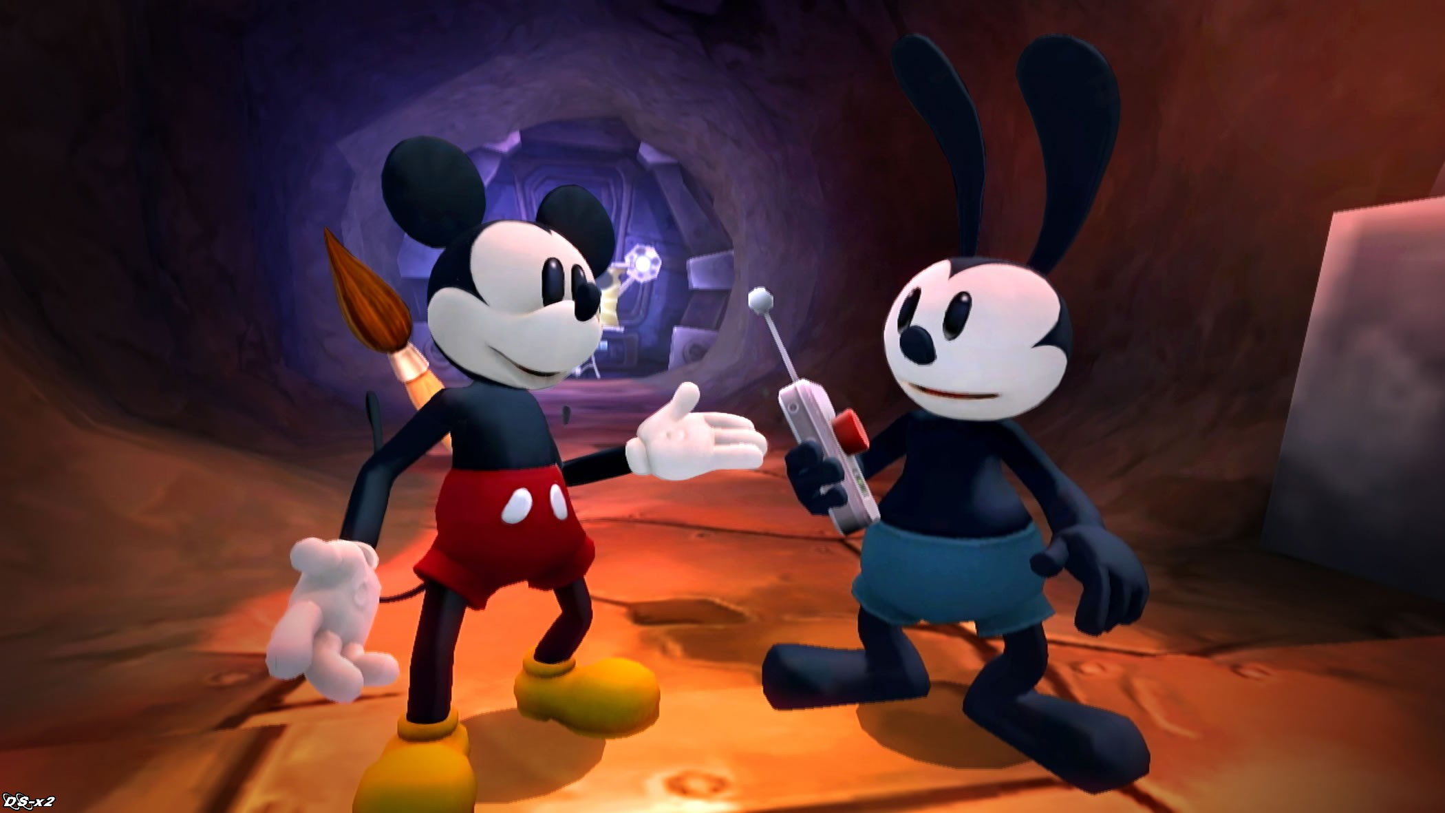 Disney epic mickey. Микки Маус и Освальд 2 легенды. Epic Mickey 2010. Игра Микки Маус и кролик Освальд. ЭПИК Микки 3.